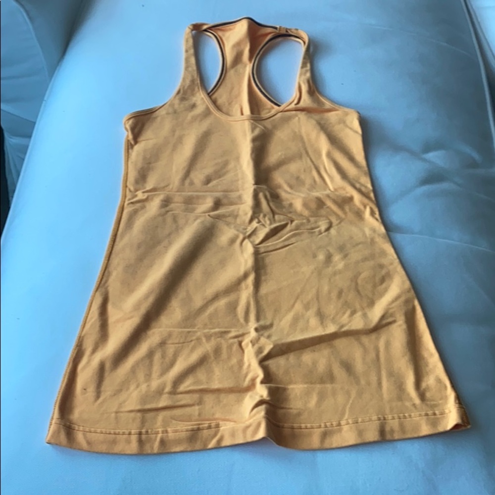 Lululemon orange tank top